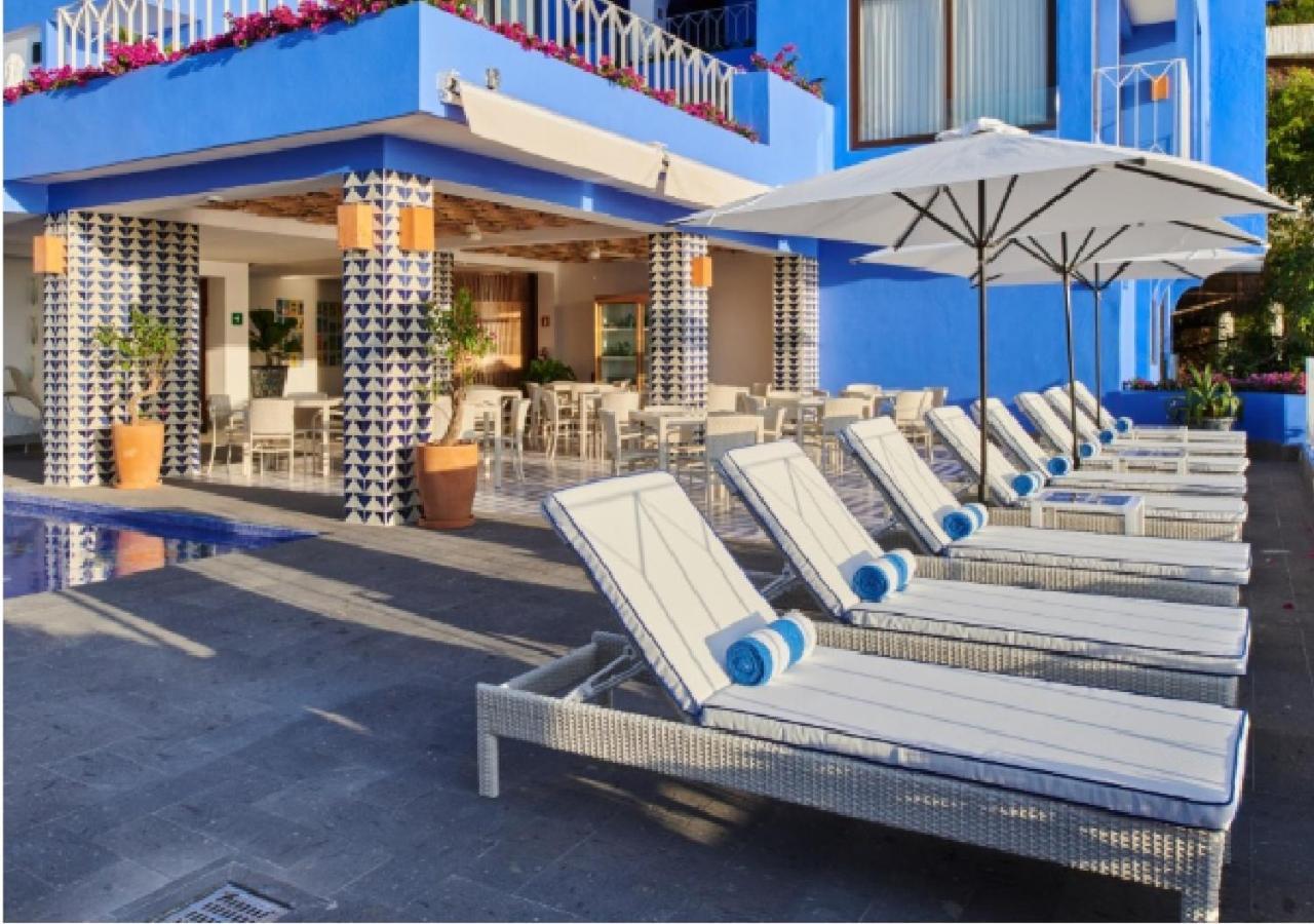 Hotel Luxury Patio Azul (Adults Only) 푸에르토 발라타 외부 사진 The pool at the Bel Air Hotel