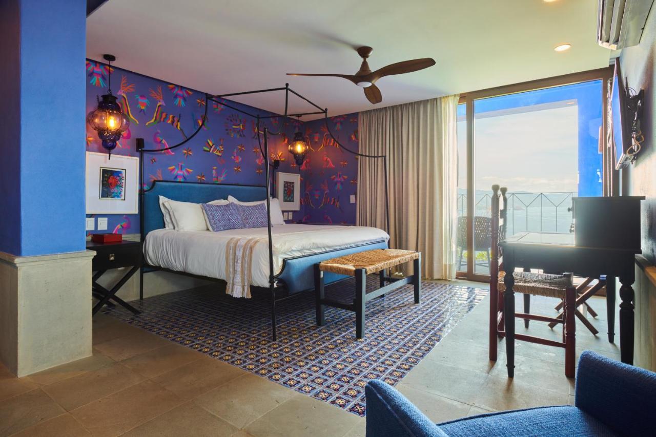 Hotel Luxury Patio Azul (Adults Only) 푸에르토 발라타 외부 사진 A bedroom at the hotel