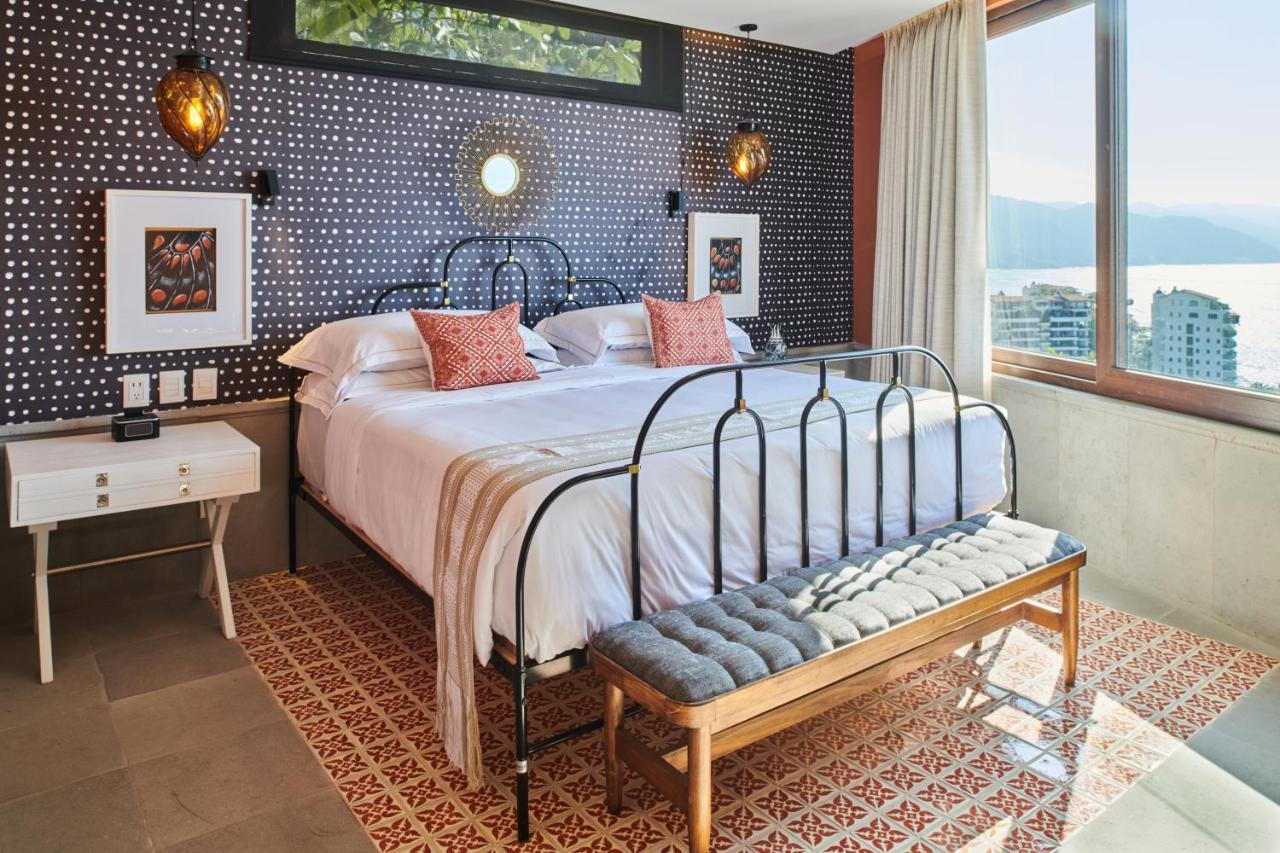 Hotel Luxury Patio Azul (Adults Only) 푸에르토 발라타 외부 사진 A bedroom at the hotel